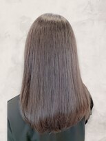 ヘアーズファイン(hair's fine) 20代30代艶感ストレート♪髪質改善カラーミルクティーベージュ