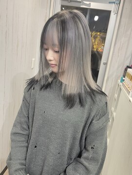 オアフ(Oahu) ホワイトグレー×フェイクブラックデザイン