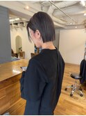 切りっぱなしボブ