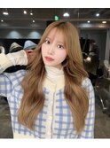 エクステで理想の韓国ロングヘアに♪