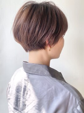 モリオフロムロンドン 原宿本店(morio from London) 【morio原宿】大人 ショート ナチュラルハイライトカラー