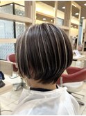 白髪ぼかしハイライト