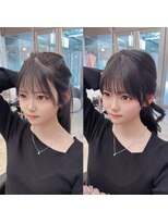 クム(kumu)&nbsp;【kumu】 ロングレイヤー/顔周りカット/栄/名古屋