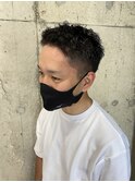 分けづらい前髪もパーマで楽に♪