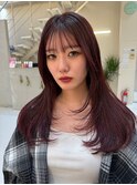 秋色◎20代30代小顔レイヤーカット