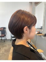 リノ 金山(Rino)&nbsp;デザインカラー/レイヤーカット/ウェットヘア/オリーブベージュ