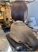 ワンレングスボブ♪
