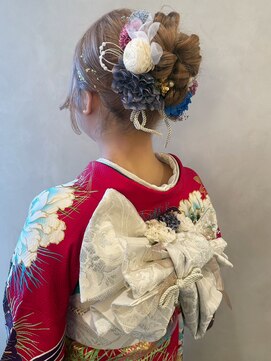 ラトリエコンタン(L´atelier Content) 【asuka】水引 金箔 成人式ヘア 卒業式ヘア 袴ヘア 振袖ヘア