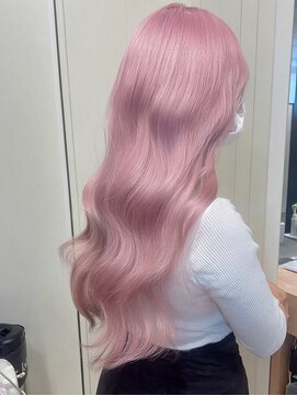 ネハス 名古屋栄店(nehus.) ピンクカラー/ブリーチカラー/ウルフカット/レイヤーカット