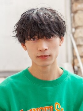 Men's A BY WHO 江坂【メンズエーバイフー】 Men's A BY WHO 江坂/ワンカールパーマ/マッシュ