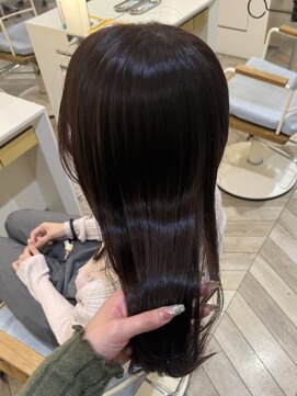 ニューヨークニューヨーク なんば道頓堀店(NYNY) 艶チョコレートブラウン×透明感カラー