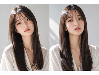 アーツ 町田(arts)の写真/極艶ストレートヘアに♪数ある商材とstylistのテクニックで満足は必至!提案できる美容室♪