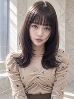 ユーフォリア 銀座(Euphoria)&nbsp;くびれヘア韓国ヘア顔まわりレイヤー透明感銀座20代30代