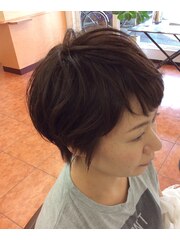 【reunion  hair】ショートボブ むらかみ