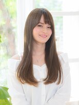 オーブ ヘアー ライブス 仙川店(AUBE HAIR RIVES)&nbsp;定番♪透け感カラーのストレート