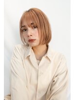 ケアリー 武蔵小杉(Carelly)&nbsp;大人かわいい前髪セシルカットココアブラウンフリンジウェーブ