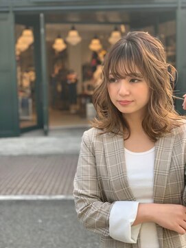 オースティン 錦糸町(AUSTIN) AUSTIN☆大人かわいい前髪セシルカットココアブラウンネオウルフ