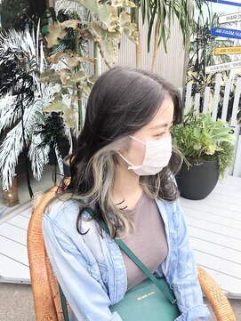 ベル(BELL) インナーカラーでロングヘアにアクセント♪【BELL桜新町/】