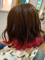 フィー 東川口店(fee)&nbsp;デザインカラー/裾カラー/ファイバープレックス/外国人風