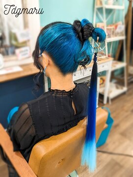 タグマル リングポニーアレンジ☆