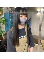 ギフトサニーサイド(gift sunny side)&nbsp;切りっぱなしロング＊姫カット