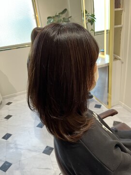 エコル(EKOLU) 【圧倒的な艶髪に】髪質改善カラー 酸性ストレート