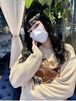 アール バイ ニーナ(R by NINA) 【R Saya】韓国ブラック×イヤリングカラー