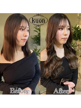 クオン(kuon) 職場でもバレないロングヘア【シールエクステ】