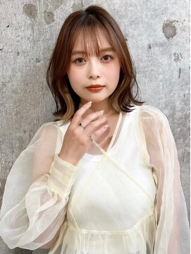 シー バイ ロンド 新宿(Sea by Lond) 黒髪×くらげヘアー[小顔/ココアベージュ/オリーブグレー]