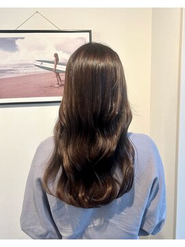 マリン(Marine) 20代30代アッシュブラウンカラーロング