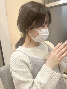 ミレバイジェニー (mirae by geny) 後れ毛カットでアレンジも可愛く r