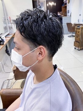 テトラ バイ ネオリーブ 横浜西口店(tetra by neolive) メンズショートニュアンスパーマツーブロ☆横浜