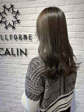 ヘア スパ ビューティー エールフォルム(HAIR SPA BEAUTY YELLFORME) 透明感グレージュカラー