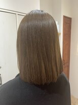 アマレット(Amaretto) 【ミルクティーブラウン×内巻きボブ】