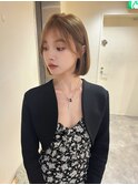 韓国風ショートボブ