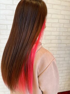 ビスイル 秋葉原店(Vis ill) 20代30代ビビットピンクインナーカラー