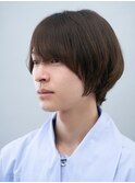 【竹之内蔵人】メンズブラウンカラー/メンズミディアムヘア