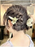 《ゆい》結婚式ヘア/ツインアレンジ/アップヘア/ヘアアレンジ