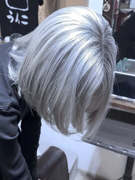 ブレイズヘアー(BLAZEhair) 【フルブリーチ】ホワイト×ブリーチ４回