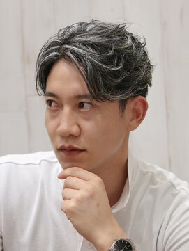 ヨシザワインク プレミアム 横浜 桜木町店(YOSHIZAWA Inc. PREMIUM) ハイライトメッシュワイルドスキンフェード最強タッグショート