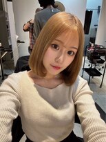 インク サカエ(inq sakae)&nbsp;ブリーチ2回トリプルカラーハイトーンベージュ