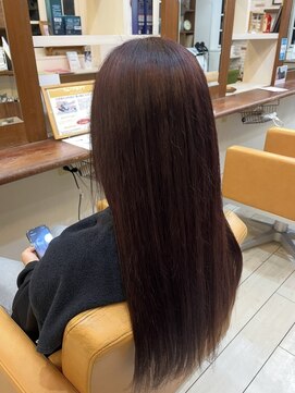 トップヘアー 大元店(TOP HAIR) 【jasmin】カラー × ワインレッド