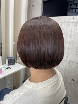 ラヴィリス バイ レム(Raviliss by rem) 顎ラインボブ ピンクブラウン 髪質改善トリートメント 奈良 桜井