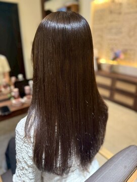 ヘアリゾート粋 ティガ 池袋店(tiga) 艶髪ストレート/髪質改善/美髪ケア/ダメージレス/ブラウン