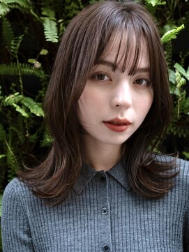 ビュートリアム265(BEAUTRIUM 265) ◆モテ髪抜け感小顔ミディアムレイヤーカット/シースルーバング