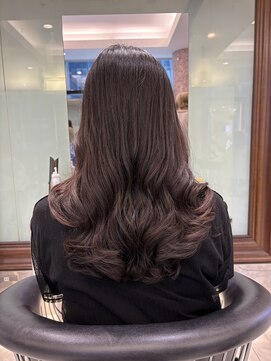 アピッシュ ギンザ(apish ginza) コテ巻き風パーマ/伸ばしかけ/デジタルパーマ/ミディアムパーマ