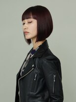 ピークアブー 原宿ハラカド(PEEK-A-BOO)&nbsp;くせ毛多毛ボブショート前下がりモードワイドバングかっこいい