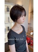 質感ショートボブ