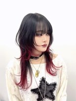 ラニシス ヘアー(Lanisis Hair)&nbsp;赤×黒デザインカラー！