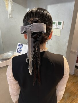 お呼ばれアレンジ